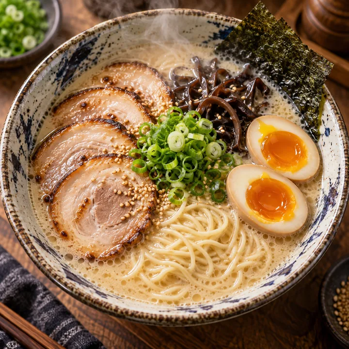 AI 生成美食摄影示例