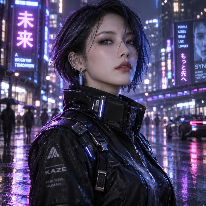 AI 生成人像示例